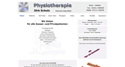 Desktop Screenshot of physiotherapie-scholz-holzlar.de